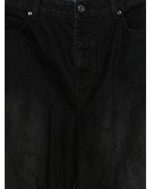 Juun.J Black Split-Seam Jeans for men
