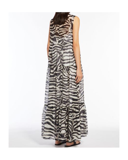 Max Mara White Infante Maxi Dress