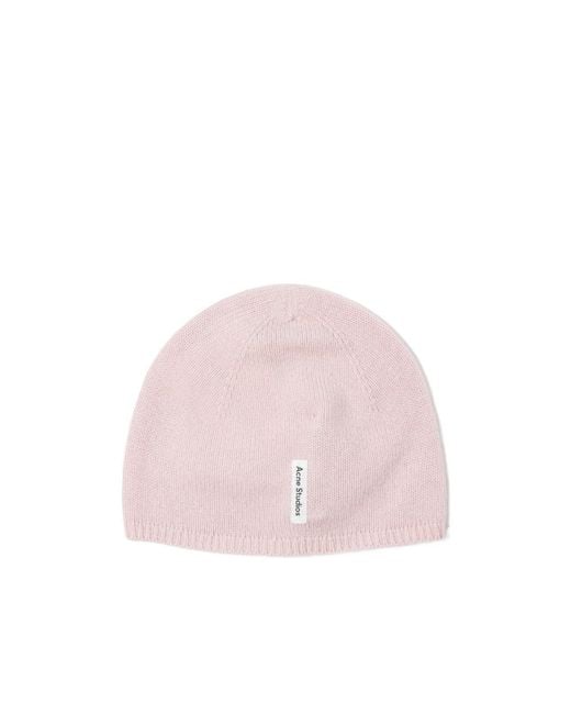 Acne Pink Logo Hat