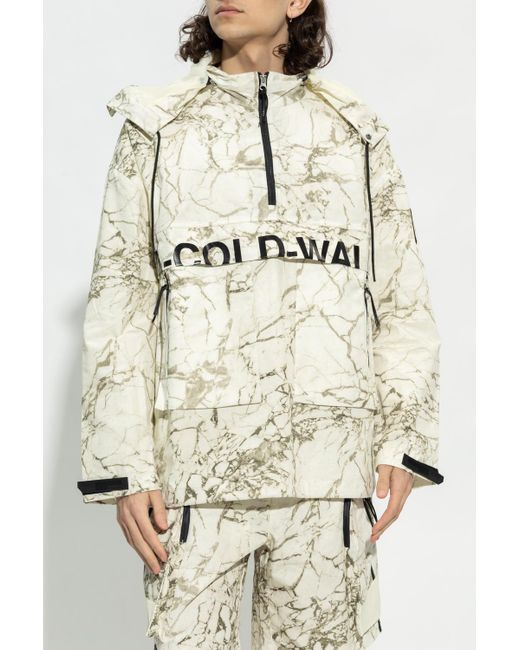 A_COLD_WALL* White A-Cold-Wall* Logo Printed Drawstring Jacket for men