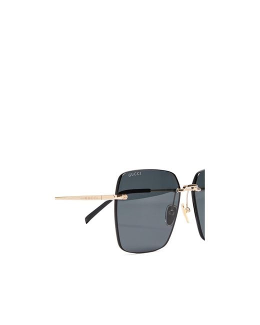 Gucci Blue Frame Sunglasses