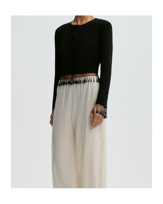 By Malene Birger Black Shelly Embellished Cardigan