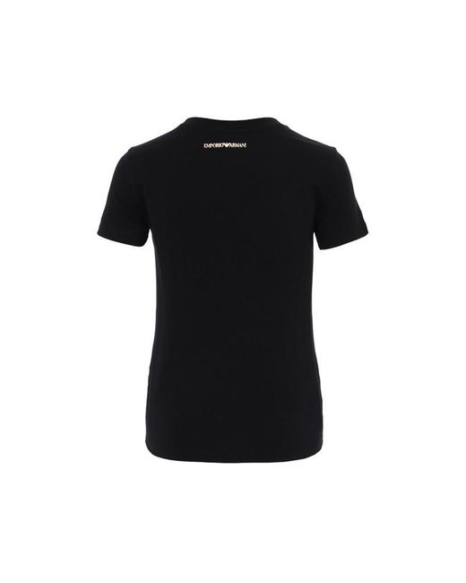 Emporio Armani Black Decal T-Shirt
