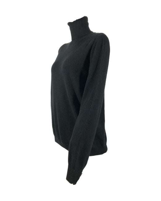 Max Mara Black Knitted Pullover
