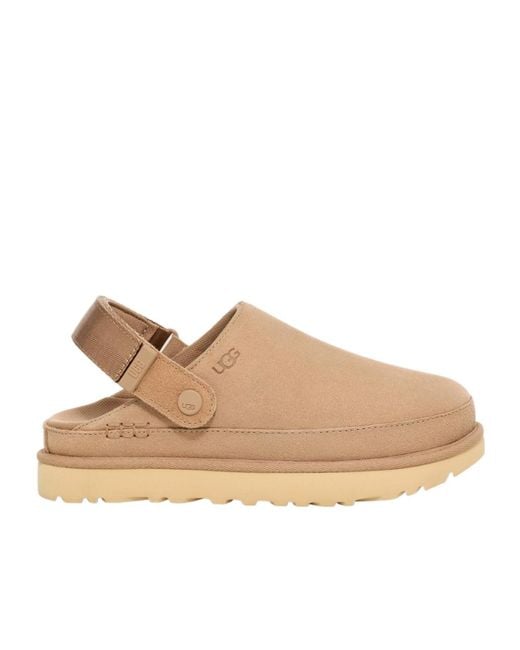 Ugg Natural Goldenstar Slip-On Clogs