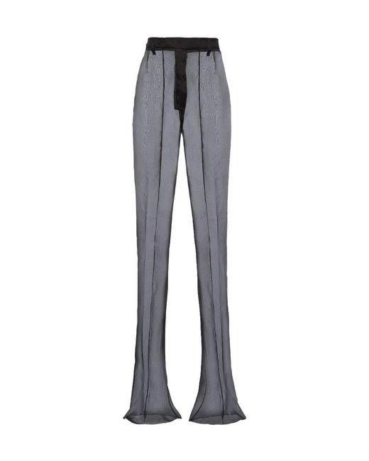 Prada Blue Organza Pants
