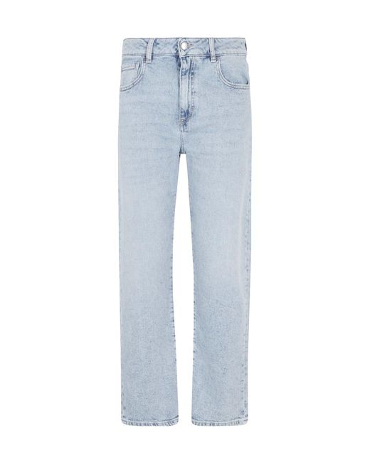 ICON DENIM Blue Belt Loops Jeans