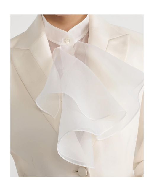 Dior White Fitted Jacket