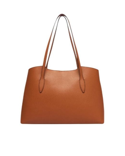 Guess Brown Logo-Letter Shoulder Bag