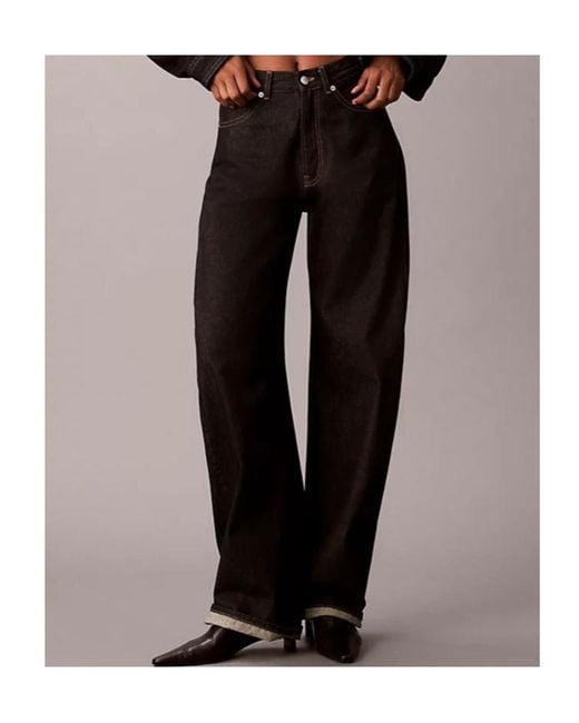 Calvin Klein Black Five-Pocket Jeans