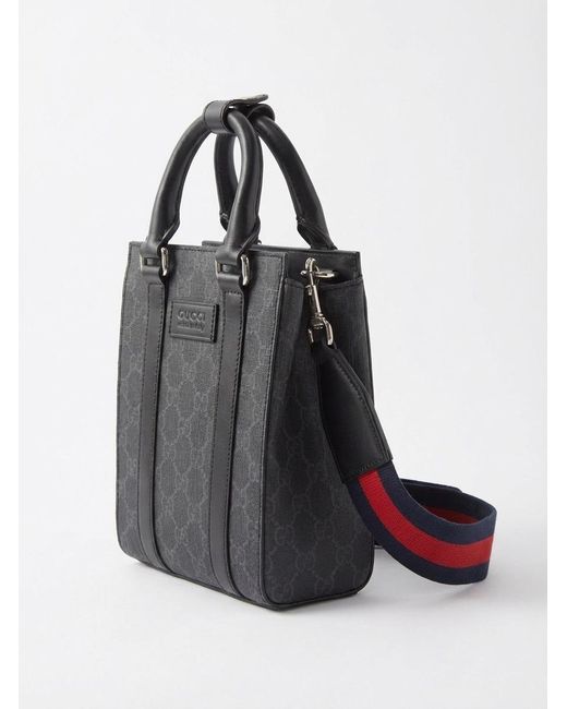 Gucci Black Gg Supreme Tote Bag for men
