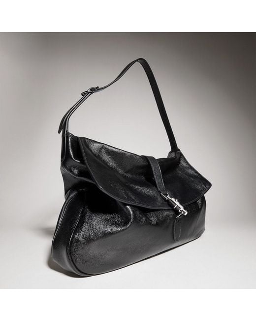 Gucci Black Large Crossbody Bag With Piston Closure for men