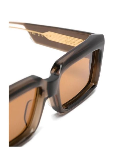 Jacques Marie Mage Natural Quant Rectangle-Frame Sunglasses for men