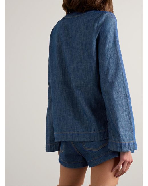 Zimmermann Blue Denim Tunic