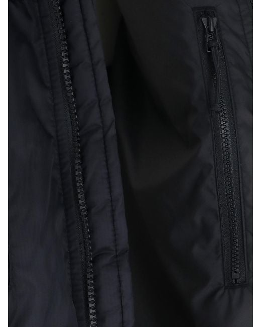 The North Face Blue Logo Embroidered Zip-Up Jacket for men