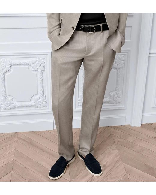 Dior Gray Tailored Pants for men
