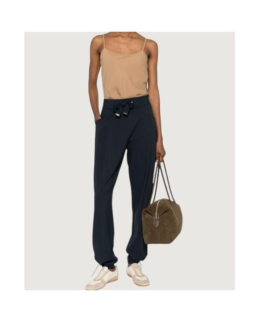 Herno Blue Drawstring Trousers