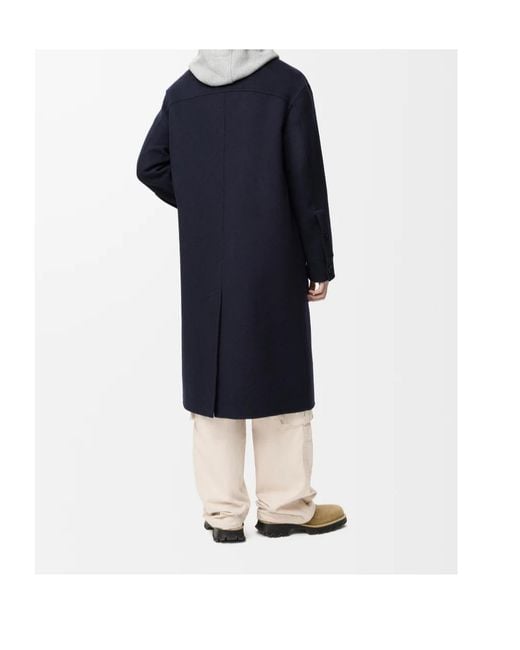 Loewe Blue Long-Sleeved Coat for men