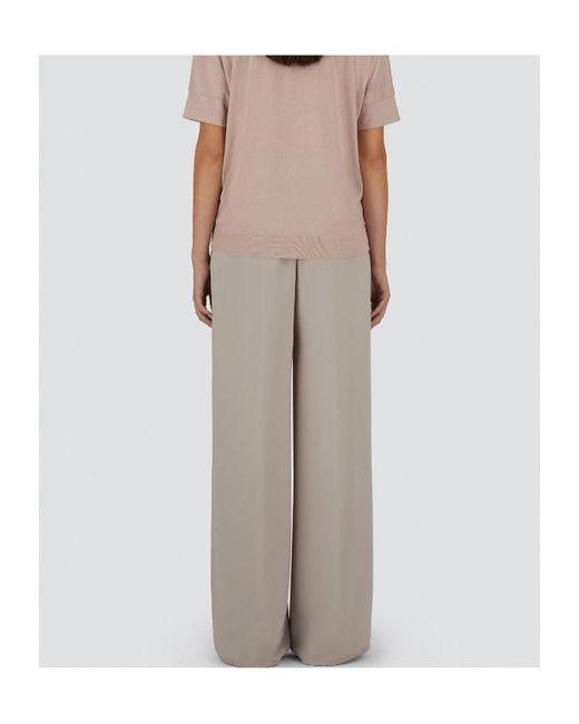 Herno Gray Drawstring Straight-Leg Pants