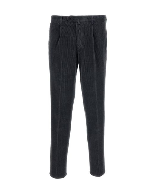 Briglia 1949 Blue Casual Trousers With Belt Loops for men