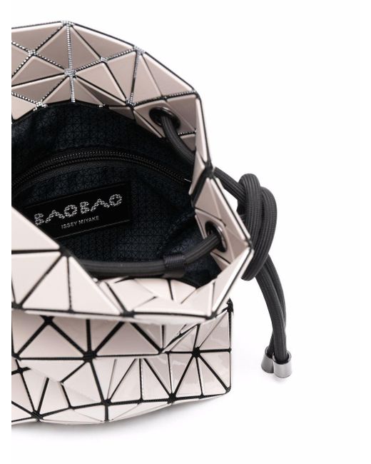 Issey Miyake Gray Drawstring Shoulder Bag