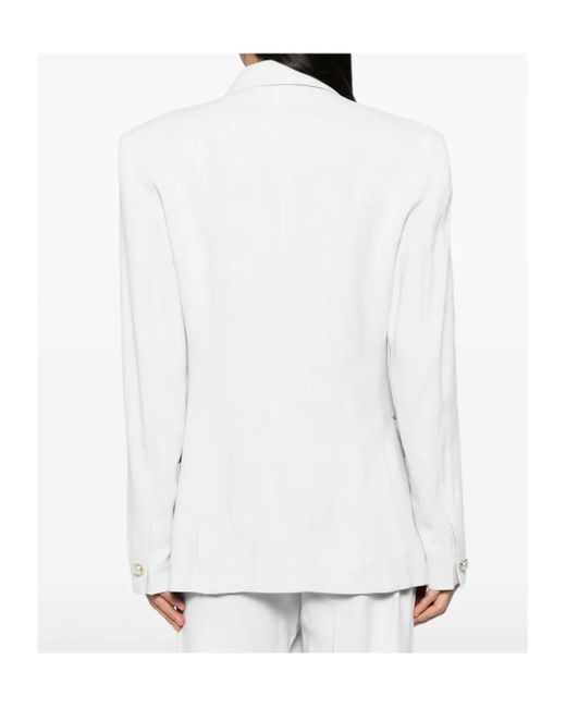 Casablanca White Double Breasted Jacket for men