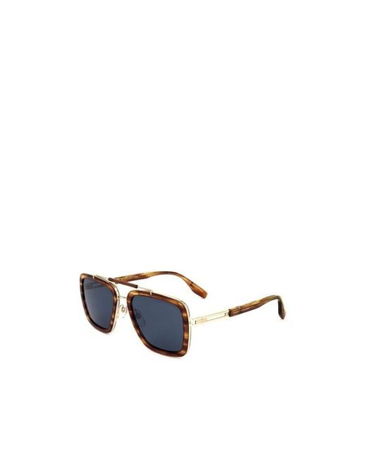 Marc Jacobs Blue Eyewear Pilot Frame Sunglasses for men
