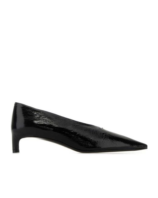 Jil Sander Black Heeled Pumps