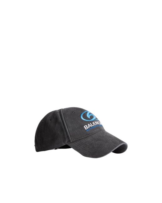 Balenciaga Multicolor Logo Embroidered Surfer Cap for men