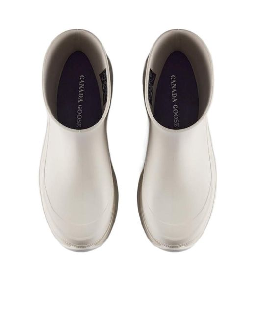 Canada Goose White Vancouver Rain Boots
