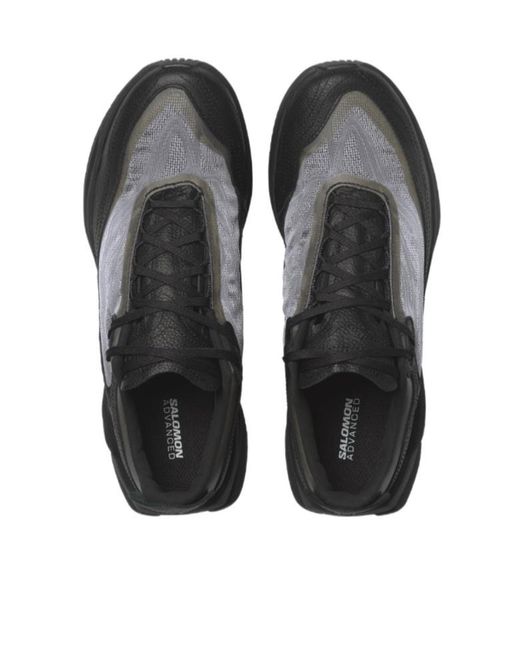 Salomon Lab Black Salomon Low Top Lace Up Sneakers for men