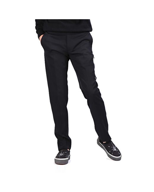 Dior Blue Pocket Design Casual Pants for men