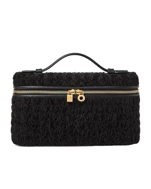 Loro Piana Black Extra Pocket L19 Shoulder Bag