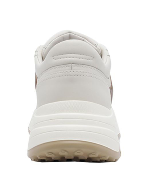 Hogan White Hi-Fi Logo-Patch Sneakers