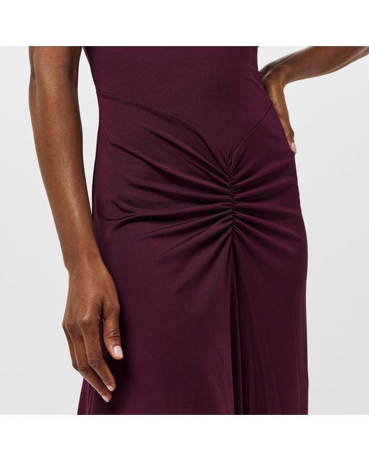 Victoria Beckham Purple A Line Dress