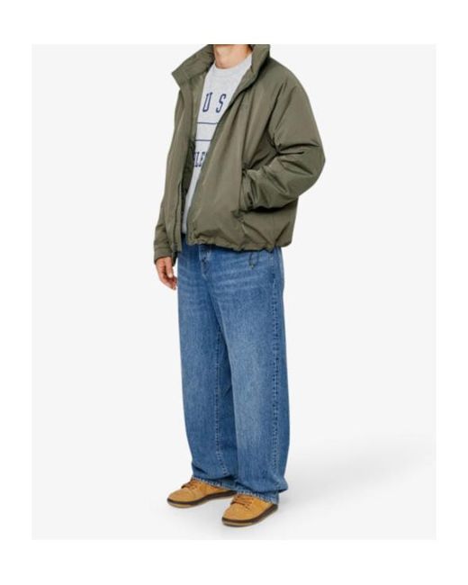 Stussy Green Long-Sleeved Casual Jacket for men