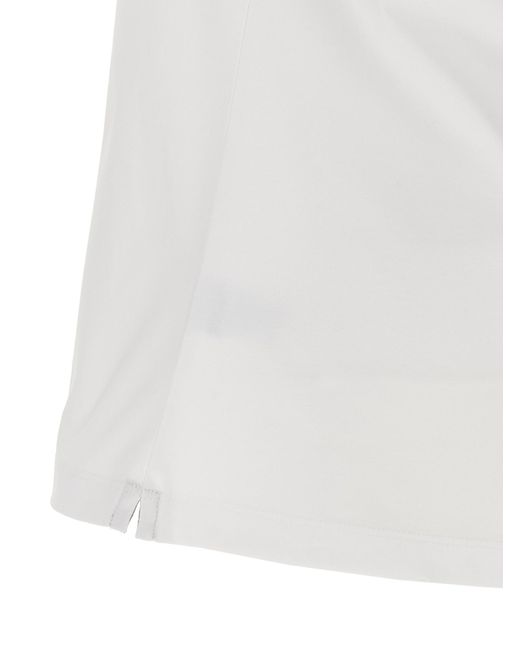 Brunello Cucinelli White Printed T-Shirt for men