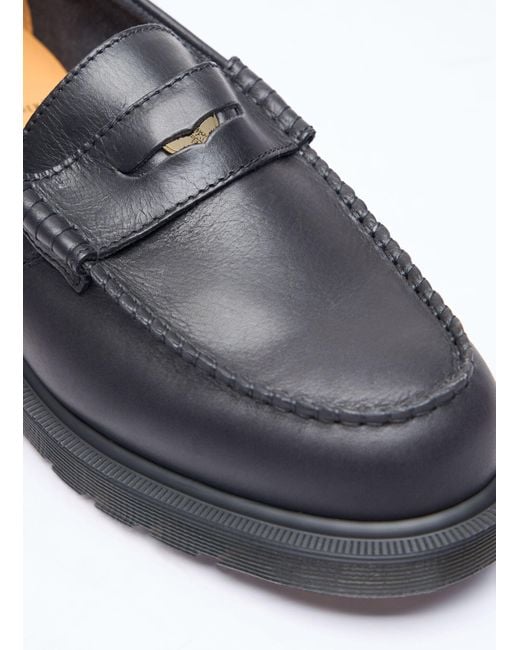 Dr. Martens Blue Round Head Loafer Shoes for men