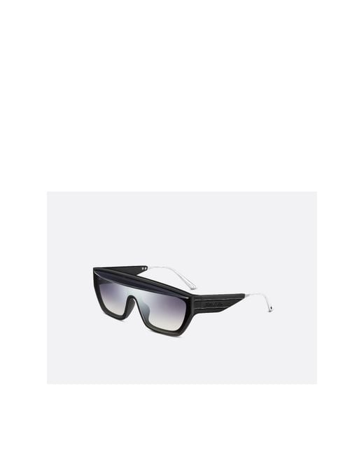 Dior White Eyewear Mask-Frame Sunglasses