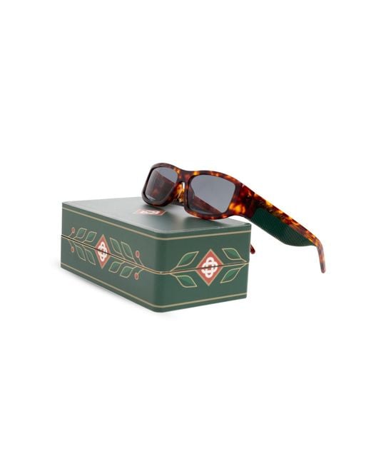 Casablanca White Full Frame Sunglasses for men
