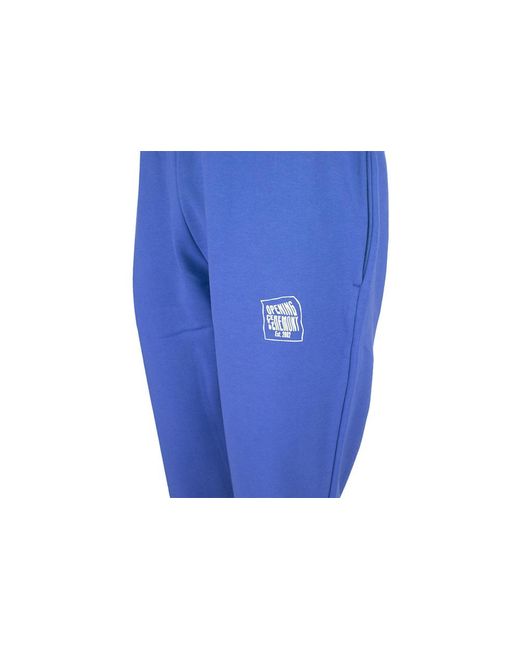 Opening Ceremony Blue Logo-Print Cropped Track Pants for men