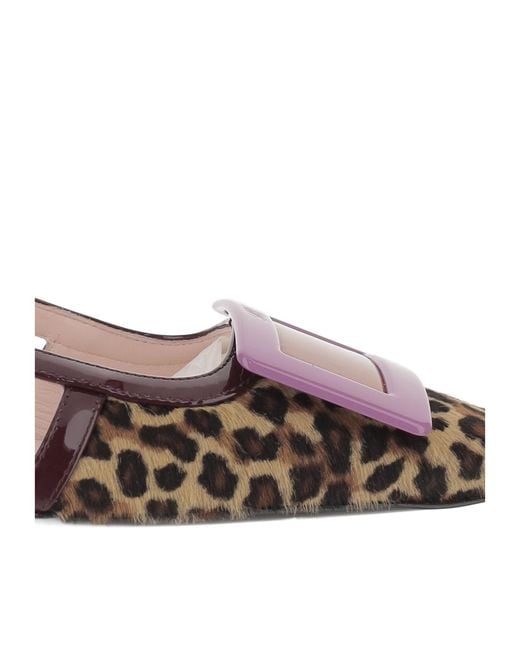 Roger Vivier Brown Belle Vivier Slingback Pumps