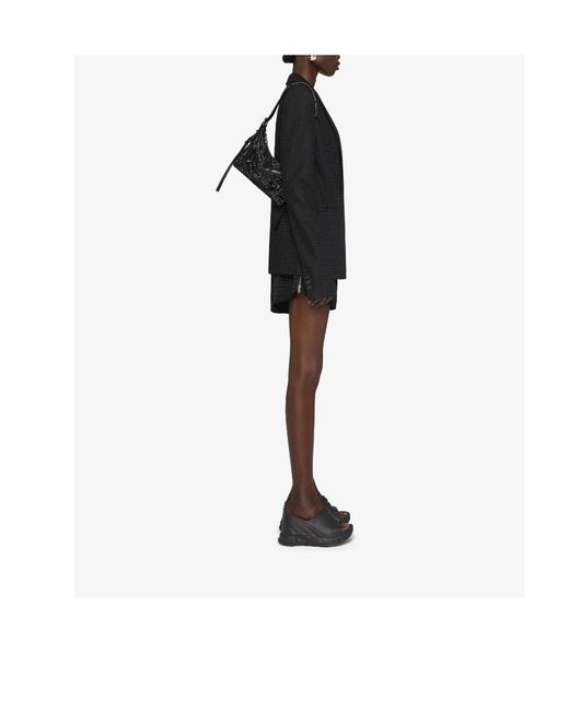 Givenchy Black Sequin-Embellished Shoulder Bag