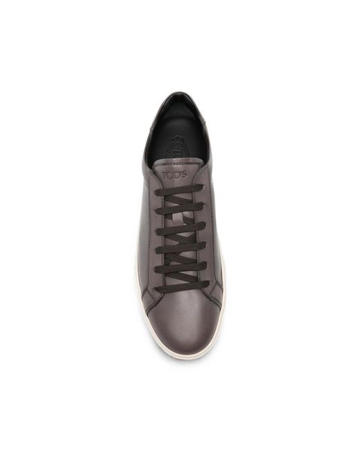 Tod's Brown Gommino Low-Top Sneakers for men