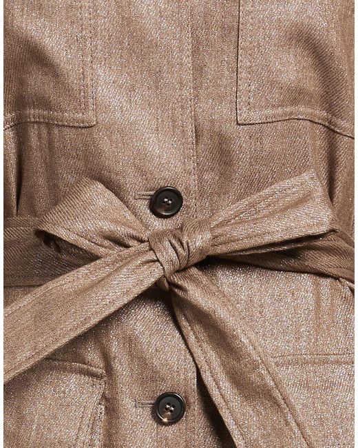Brunello Cucinelli Brown Belted Jacket