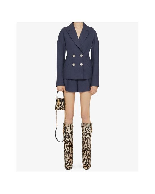 Givenchy Blue Button-Up Jacket