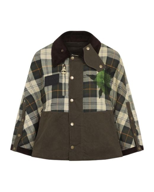 Barbour Brown Long-Sleeved Double-Sided Casual Jacket