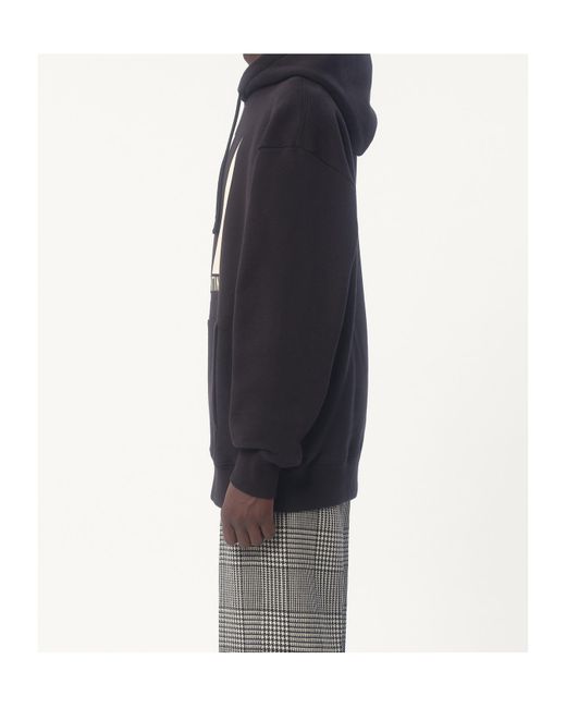 Valentino Black Chez Drawstring Hoodie for men