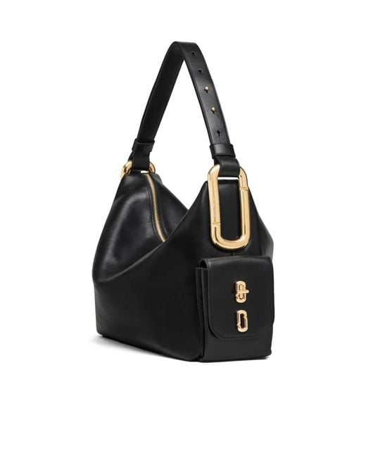 Marc Jacobs Black Scene Large Shoulder Bag