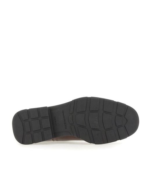 McQueen Brown Beatle Boots for men